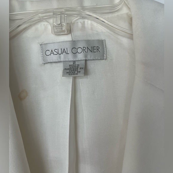 Casual Corner White Blazer - Picture 2 of 7